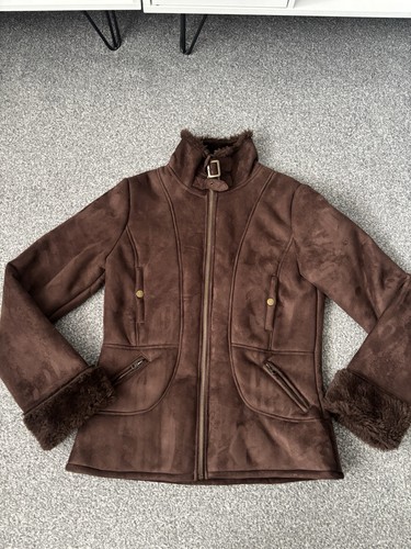 Papaya brown faux suede - faux,