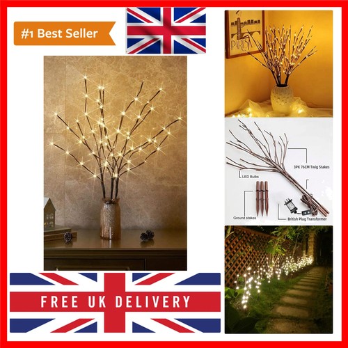 3pk 76cm home decorative - 3pk, twig