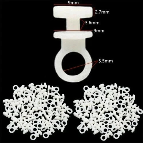 50xplastic curtain track hooks - 50xplastic,