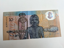 AUSTRALIAN 10 DOLLAR NOTE 1988