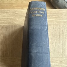 The Poetical Works Of Wordsworth 1932