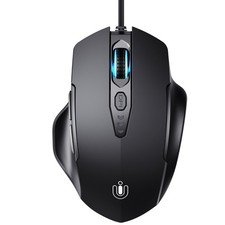Matte Black Wired Mouse -