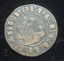 FRENCH COPPER JETON 29mm DIAMETER REIGN of CHARLES?