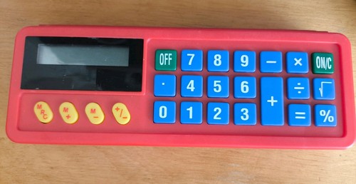 New red pencil case with - new,