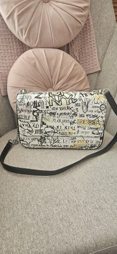 Dkny graffiti shoulder bag - shoulder,