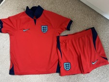 Boy girl England Football Kit Red 120-128 Cm / 7-8 Years