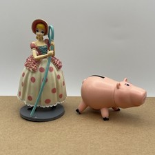 Bo Peep & Hamm Pig Toy Story 1 Cake Topper Disney Pvc 3” Figures #20