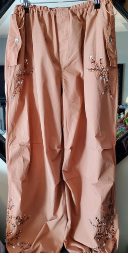 Cotton trousers parachute - cotton,