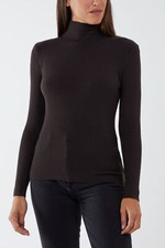 Turtleneck Ribbed Jumper