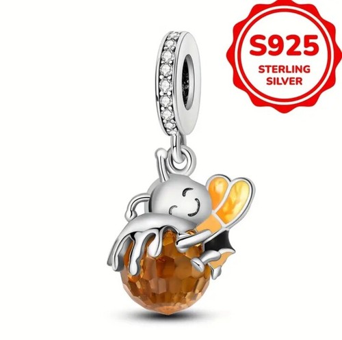 Honey bee charm - bee,