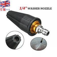 Turbo Nozzle for High Pressure Washer Tool Quick Release Rotating Nozzle 1/4" UK