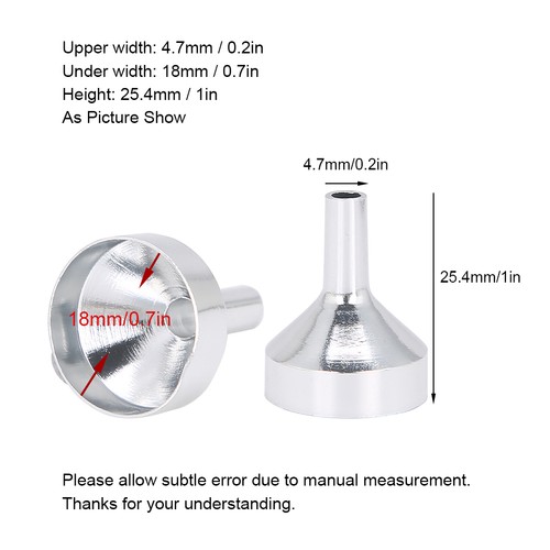 20pcs aluminum funnel - aluminum,