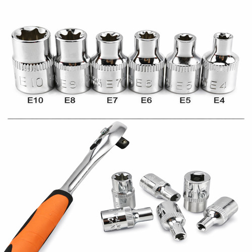 6pc drive torx star - drive,