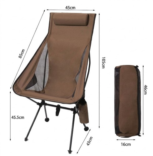 Folding camping chair with - folding,