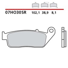 BREMBO FRONT BRAKE PAD KIT