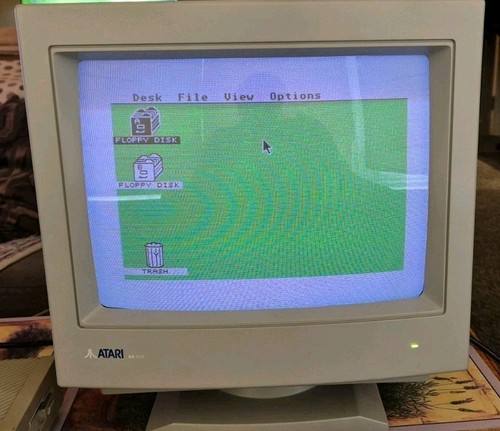 Vintage atari sc1435 rgb - atari, st