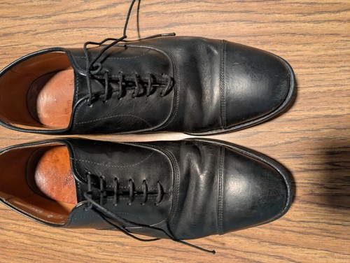 Allen edmonds black leather - allen,