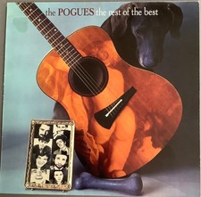 THE POGUES - REST OF THE BEST - 1992 Vinyl - Misspress Label - (ex+)