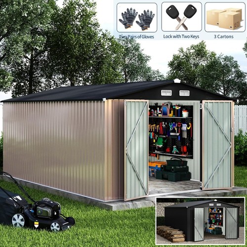 12x14 outdoor metal storage - outdoor,