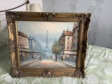 Parisian Oil Painting On