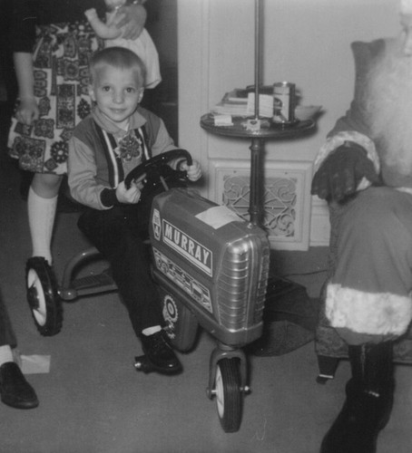 Christmas boy riding murray - christmas,