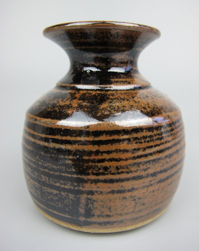 Studio pottery vase - pottery, vase.