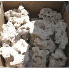 Natural Ocean Rock 20kg Large Piece Box For Marine Reef & Malawi Tank Alkaline