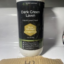 Dark Green Liquid Lawn Feed - High Nitrogen Lawn Fertiliser for Greener Grass - 