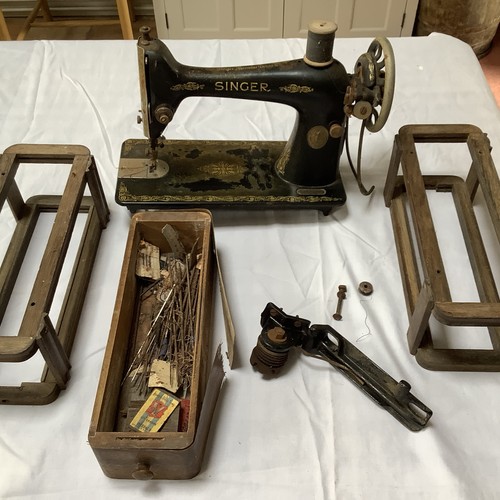 1925 singer treadle sewing - singer,