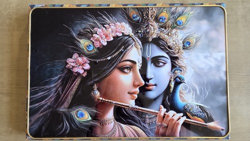 Radha krishna wall painting - radha,