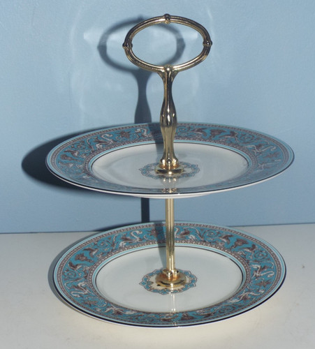 Wedgwood turquoise florentine - turquoise,