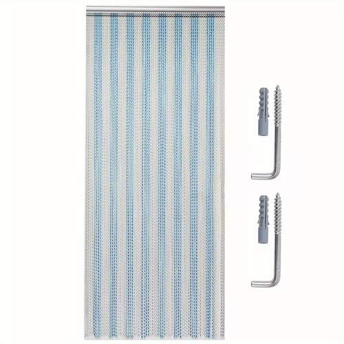 Aluminium metal chain curtain - aluminium,