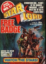 STAR LORD WEEKLY #1_13th MAY 1978_NEAR MINT MINUS_UK B/W_INCLUDES FREE BADGE!