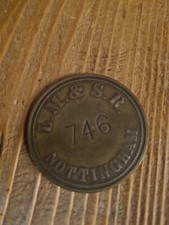 L.M.S.R Railway Check Token
