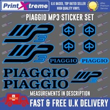 Piaggio MP3 Decals Stickers