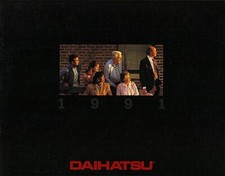 1991 DAIHATSU Full Line sales brochure catalog CHARADE ROCKY US 91