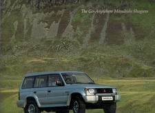 Mitsubishi Shogun 1992-1994 UK Market Large Format Brochure V6 & TD 3-dr & 5-dr