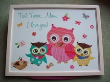 On the knee laptop tray for eating or card games or resting a book on etc