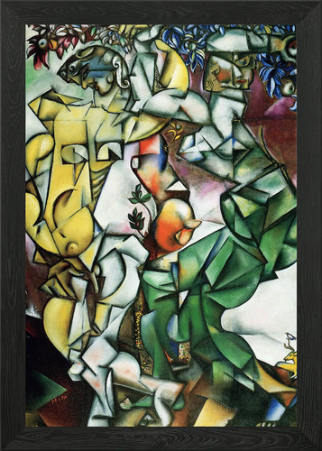 Marc chagall temptation framed - marc,