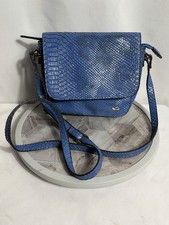 Carpisa Blue Faux Snakeskin