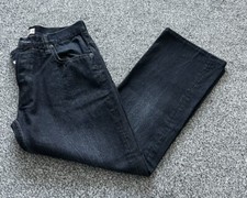 Firetrap Blue Casual Straight Button Fly Cotton Denim Jeans Mens Size W30 L26