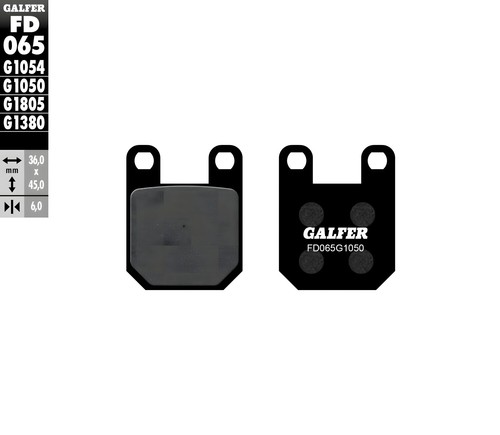 Brake pads galfer fd065g1050 - pads,