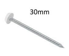 WHITE Poly Top CLADDING PINS