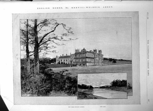 Old welbeck abbey - old, gardens