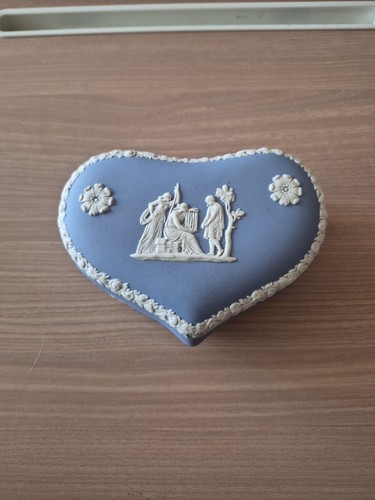 Wedgwood jasperware heart - jasperware,