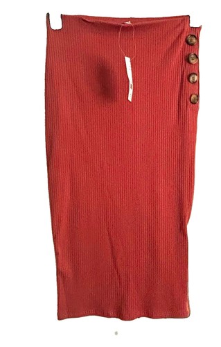 Burnt orange ribbed - burnt,