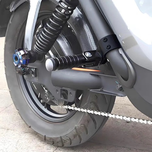 Foldable foot rest - rest, motorcycle