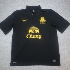 Everton Shirt Extra Large Black Away Kit 2012 2013 Nike Soccer Jersey