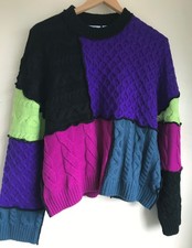 The Ragged Priest patchwork jumper medium