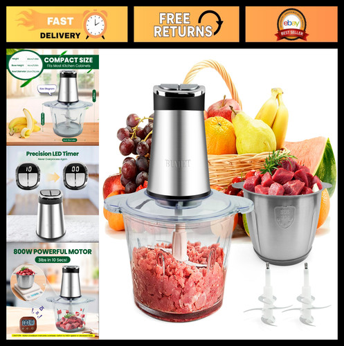 800w electric food processor - food,